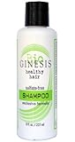 Ginesis Bio Healthy Hair Sulfate Free Shampoo. Stop dry scalp, itching, flaking, unsightly yellowing of gray hair, and other hair and scalp problems caused by chemicals. Everyone can benefit from Ginesis Chemical-Free Shampoo, including children, transplant recipients, and chemo-therapy patients, in addition to all who wish to maintain a problem-free scalp and full beautiful hair.