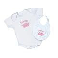 Princess Bodysuit and Bib Set