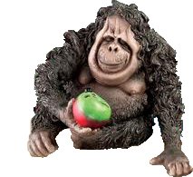 Orlando the Orangutan statue Home Garden Sculpture New