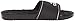 adidas Men's Adissage 2.0 Slides Sandal, Black/Metallic Silver, 9