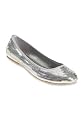 Newport News Sequin-covered satin ballet flat