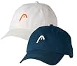 Head Distressed Logo Cap - Available in White or Navy