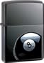Zippo "8-Ball Corner Pocket" Black Lighter, 7051