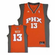 NBA Men's Phoenix Suns Steve Nash Revolution 30 Alternate Replica Jersey (Orange, Large)