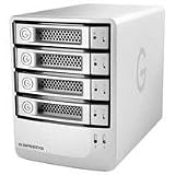 G-Technology G-SPEED Q 4TB High Speed RAID Array w/ eSATA, USB 2.0, Firewire 400, Firewire 800 Interfaces for Video Editing Applications 0G01792