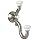 American Standard 6721S Collection Robe Hook, Satin