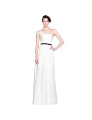 Chiffon/Polyester/Satin Full Length Ruched Tiered One Shoulder Sleeveless Sheath Evening Dress/Prom Dress/Party Dress  With a Ribbon 