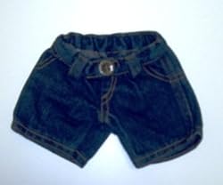 Denim Shorts fit Webkinz, Shining Star & 8"-10" Make Your Own Stuffed Animals