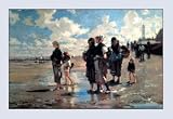 12 X 18 Stretched Canvas Poster Oyster Gatherers of Cancale