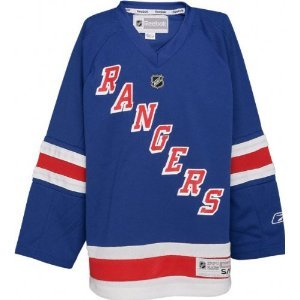 NHL Youth New York Rangers Team Color Replica Jersey - R58Hwbmm (Royal, Small/Medium)
