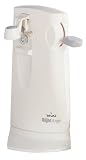 Rival CN763WN Right Angle Can Opener with Knife Sharpener, White