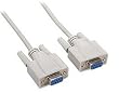 Serial Null Modem DB9 Female to Female Molded 6 ft (Crossover)