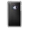 Polished Chrome Silver Hard Crystal Snap-on Case for Apple iPhone 3G, 3GS 3G-S - with Bonus Premium Mirror Screen Protector!