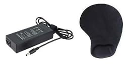 Superior Quality Replacement AC Power Adapter (includes Power Cord) for select SAMSUNG Laptops / Notebooks / Compatible with SAMSUNG AD8019, AD9019, SPA-V20, Samsung A10, P10, P20, NP20, P25, P30, P35, NP25, P40, T10, V20, V25, X20, X25, X50 ( 19V 90W ) - Includes Mouse Pad With Wrist Rest Pillow