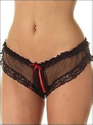 Jezebel Crotchless Panty PLUS