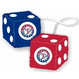 <b>Texas Rangers Fuzzy Dice</b>