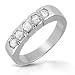 Forzieri 18K White Gold Diamond Band