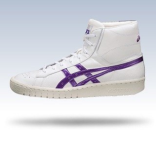 アシックス asics バスケットボールシューズ ファブレ ポイントゲッターL TBF712(0134) 色：ホワイト×シルバーパープル 26.5cm