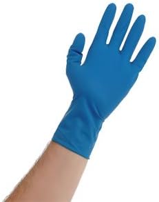 Atlantic Safety Products Lightning Gloves (Blue, Large) - Box of 100