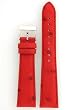 Watch Band Genuine Ostrich Leather Strap 16mm Red with Quick Release Springs
