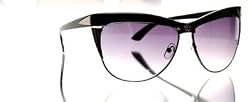 Improving Lifestyles Sunglasses Wayfarer Style with a Slight Cat Eye Black