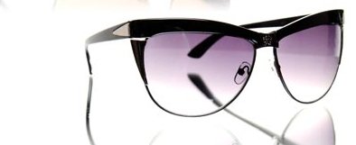 Improving Lifestyles Sunglasses Wayfarer Style with a Slight Cat Eye Black