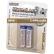 Ultralast UL-2AA2600 Rechargeable NiMH Battery Retail Packs