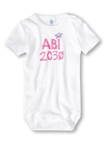 Sanetta Unisex - Baby Body 321351, Gr. 74, Wei&szlig; (3218) Preisvergleich