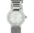 Ladies Bulova 53L73 Watch - Stainless Steel Leather Band