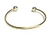 Magnetic Bracelet with Gold Overlay and Balls