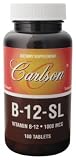 Carlson Laboratories - B-12, 1000 mcg, 180 sublingual tablets