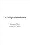 The Critique of Pure Reason