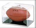 Grandstand Acrylic Football Display Case / Holder - Sports Memorabilia Display Case