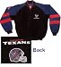 Houston Texans Classic Suede Jacket with City Name and Helmet Logo, Size= Medium