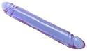 California Exotics Smooth Double Dildo, Reflective Gel, 12 Inches