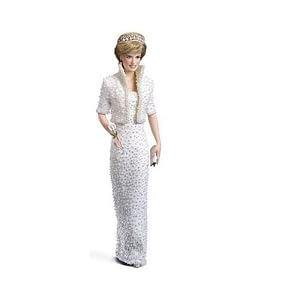Diana Princess of Wales Porcelain Portrait Doll by Franklin Mint