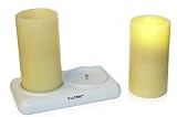 Viatek Rechargeable Vanilla Scented Candles, 6
