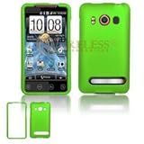 Cover Case for HTC EVO 4G - Rubberized Neon Green