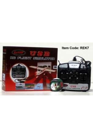 6CH Flight Simulator Training Kit Planes and Helis w/USB Cable 6CH Flight Simulator Training Kit Planes and Helis w/USB Cable