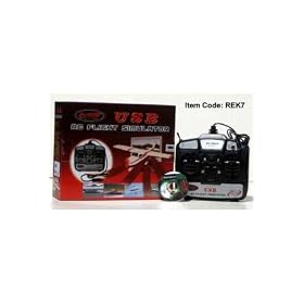 6CH Flight Simulator Training Kit Planes and Helis w USB Cable from Toy RC Airplanes