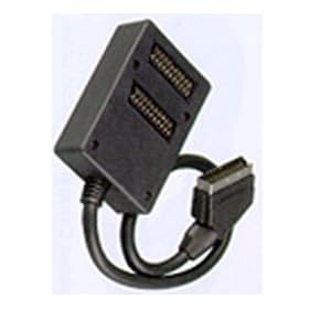 Scart Splitter, 2-way, Gold