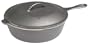 Lodge 3-Quart Cast Iron Chicken Fryer with Iron Lid