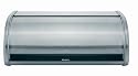Brabantia Roll Top Bread Bin Matt Steel