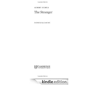 Camus: The Stranger (Landmarks of World Literature (New))