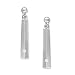 Sterling Silver with .03ctw Diamond Stick Earrings