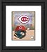Framed Logo/Cap Cincinnati Red Photograph