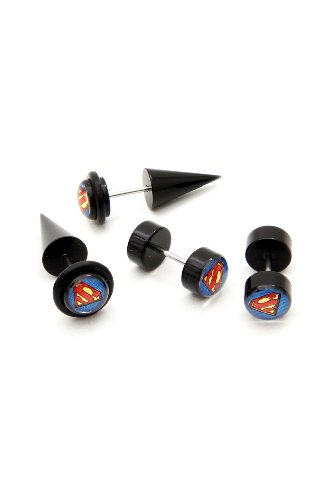  DC Comics Superman Faux Taper And Plug 4 Pack