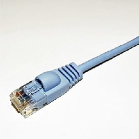 【クリックでお店のこの商品のページへ】MCO カテゴリー6準拠スリムLANケーブル(1M) TWM-601BL