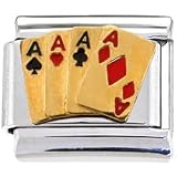 Gold Winning Hand PLAYING CARDS Italian Charm