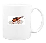 Mug with insect, beetle, bombardier, bug